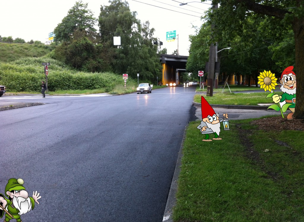 Magical paving elves